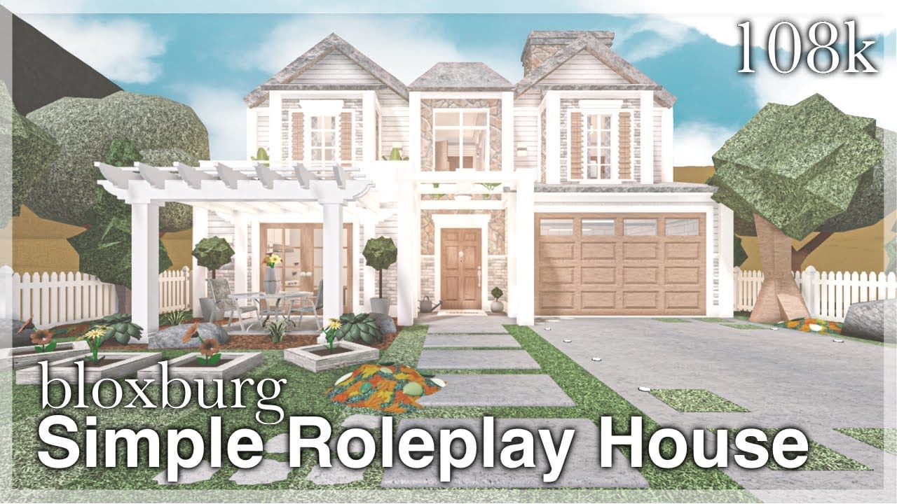 Roblox, Bloxburg: Soft 2 Story Family House, House Build 